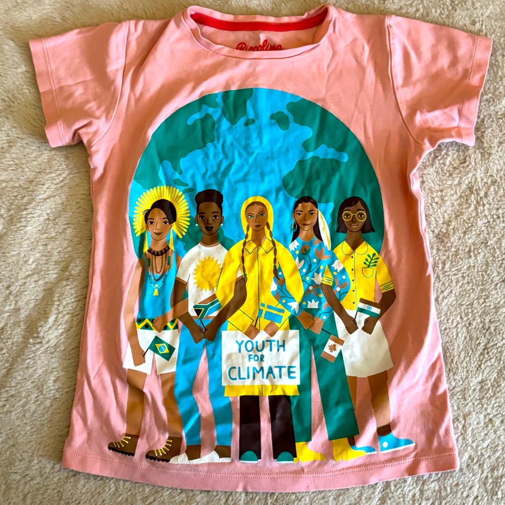 Piccolina Youth for Climate Girl's Tee Shirt